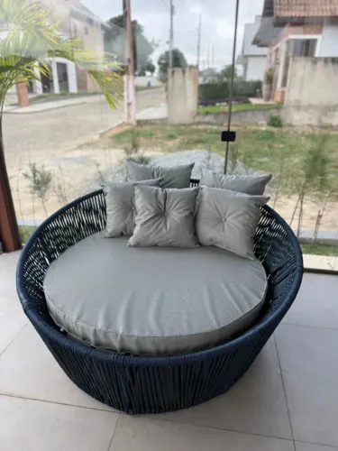 Chaise em Corda Náutica Premium na Promoção, DISPONÍVEL EM CORES.
