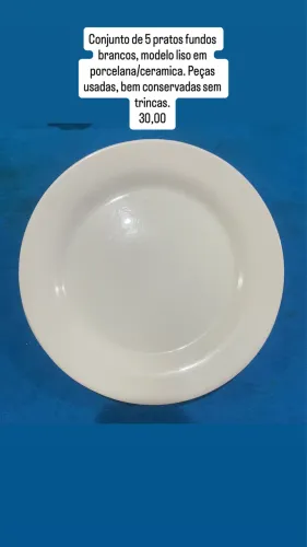 Pratos/porcelanas