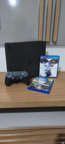 Ps4 Slim 1tb + Controle + Jogos