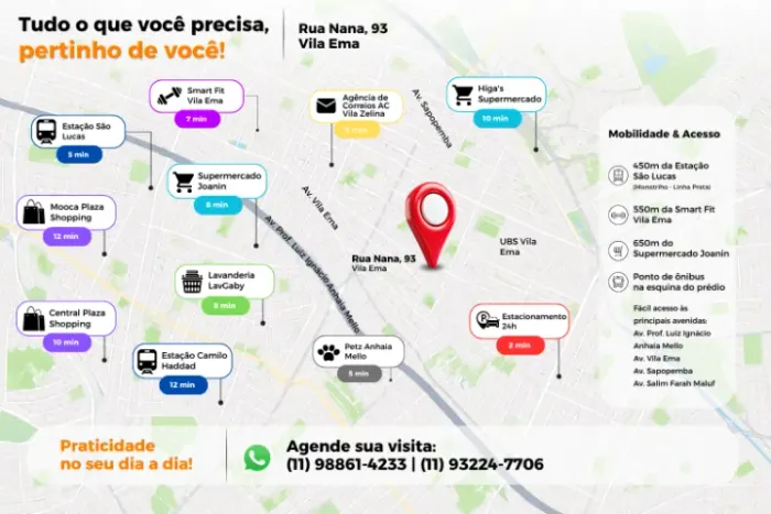 APTO NA VILA EMA | 30m²