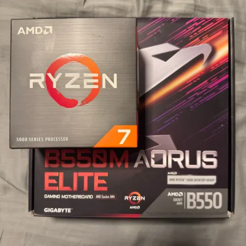 Ryzen 5700x + B550M Aorus + 32GB 3200mhz