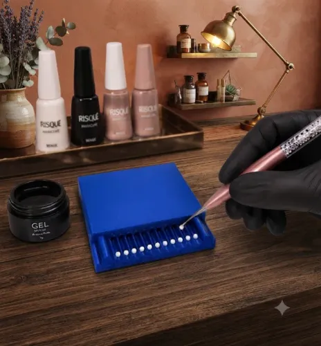 Placa Boleadora para Unhas de Gel | Formadora de Bolinhas | Ferramenta para Nail