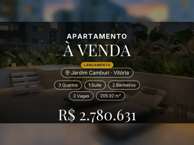 Viva a Experiência do Quartzo by Mivita em Jardim Camburi 3Q e Suíte