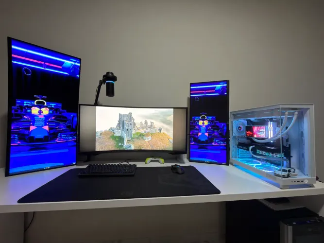 Monitor Gamer Curvo Samsung Odyssey G5 34" Ultrawide 165Hz - Sem Detalhes