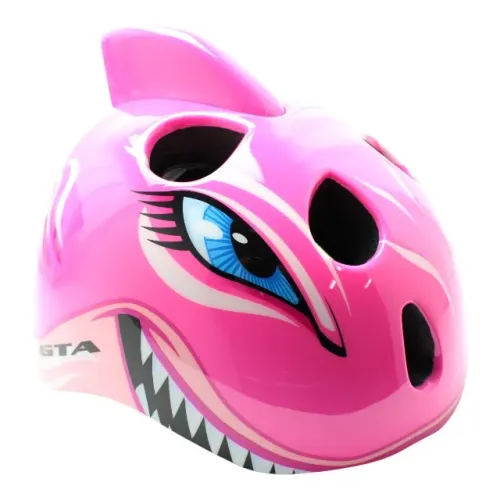 Capacete Infantil GTA pink Bike Skate Patins 52-56cm Pinkshark 11926