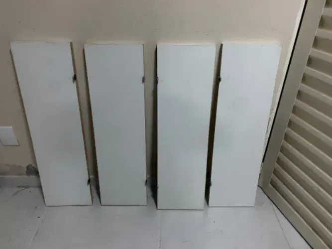 Prateleira MDF Branca 85x25x3cm