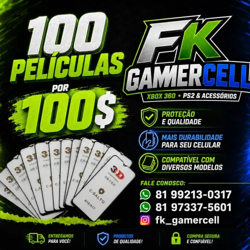 100 películas por 100$ no atacado