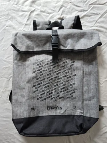 Mochila Circuito das Estações - Cinza