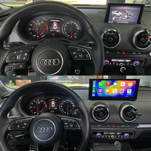 Central multimídia Audi a3 Android 10.25? com CarPlay e Android auto 