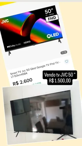 SMART TV JVC 50 POLEGADAS