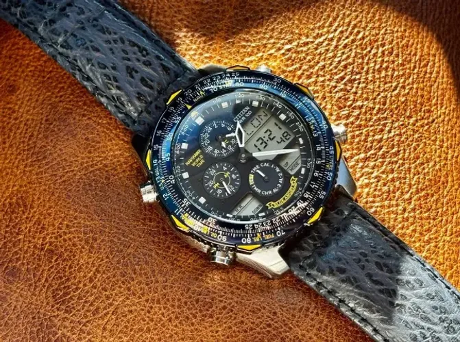Citizen C300 Blue Angels Zerado Época Do Aqualand E Windsurf (Usado)