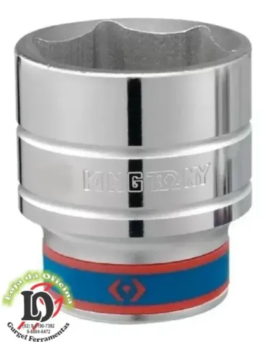 Soquete Sextavado 32mm - 1/2 - King Tony-KT433532M