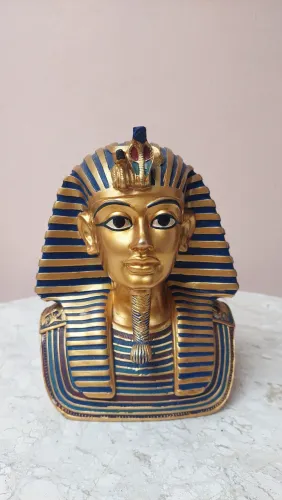 Busto Tutancâmon Egito Obra de Arte Decoração