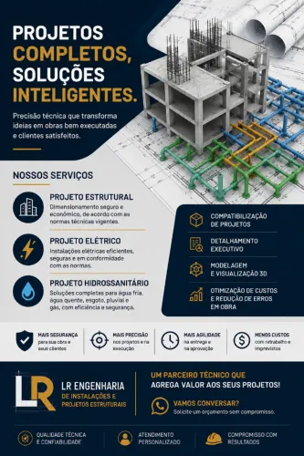 PROJETO ELÉTRICO | ESTRUTURAL | HIDROSSANITÁRIO ( PROJETISTA FREELANCER)