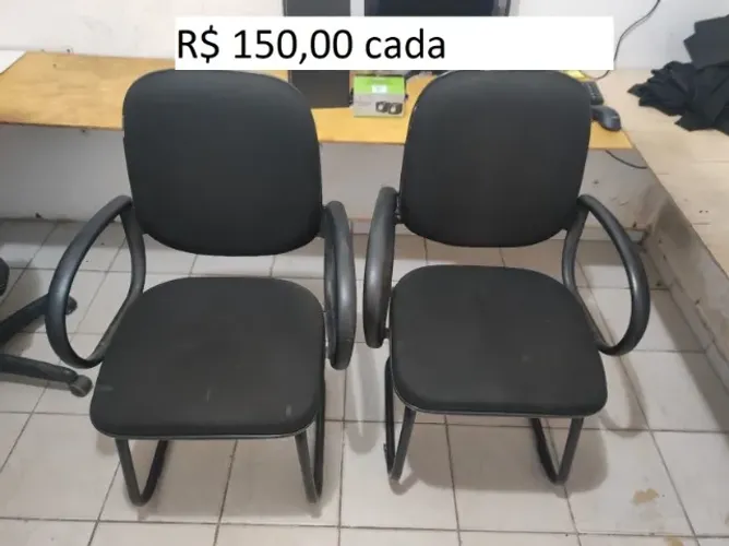 Cadeiras para escritorio.