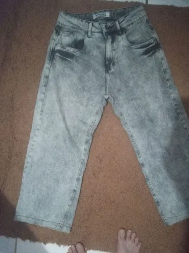 Calça baggy cinza