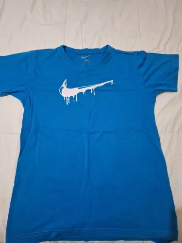Camisa nike 10 anos azul