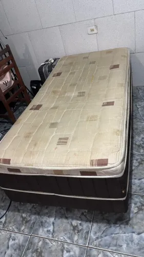 CAMA SOLTEIRO COLCHÃO INTEGRADO