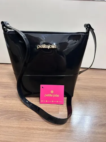 Bolsa De Ombro Feminina Easy 2020 Petite Jolie 4117 Preto - nova