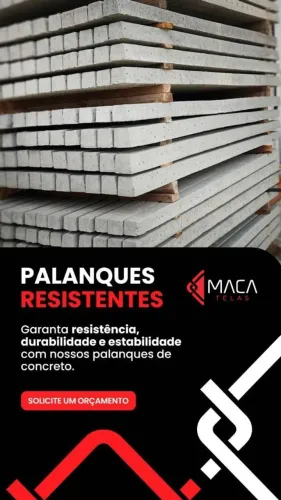 PALANQUE DE CONCRETO RETO 2,20M 10X10