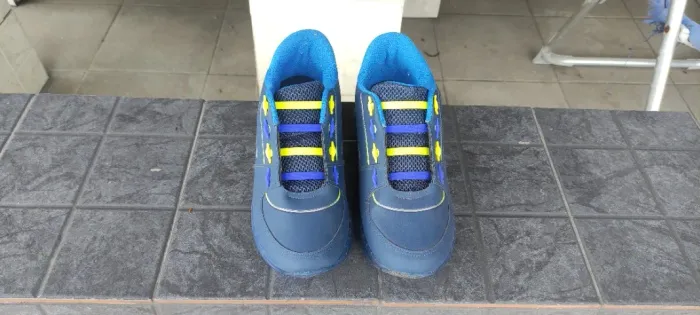 tênis ortope com rodinhas azul 37 estado novo