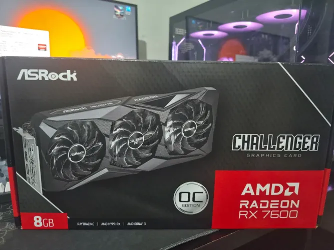 RX 7600 Triple fan AsRock, 1 mês de uso