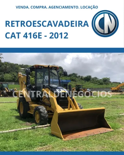 RETROESCAVADEIRA CAT 416E - 2012 4X4 