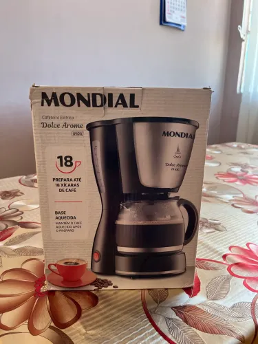 Cafeteira Mondial Dolce Arome Inox 18 Xícaras - Nova