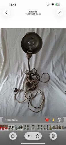 Luminária Xerife antiga sem teste