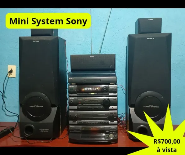 Mini System Sony - Tatuí 
