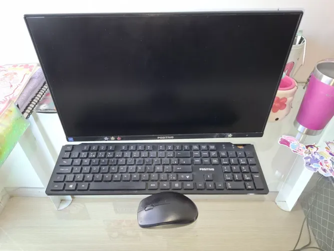 All in One Positivo i3 SSD - Ideal para estudos, YouTube e escritório