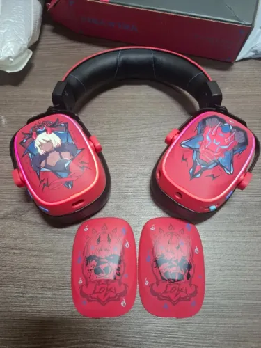 Headset Sem Fio VK S1 Loki, Bluetooth, 2.4ghz e Com fio [NOVO]