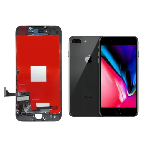 Tela Display Frontal Lcd Compatível iPhone 8 Plus  5.5 Cor Preto