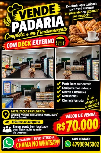 padaria a venda