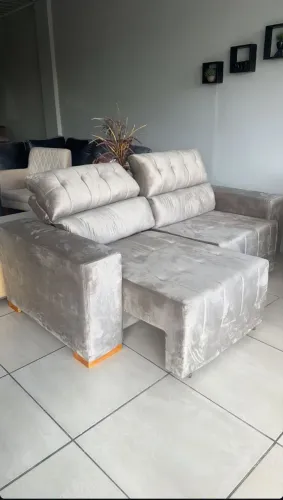 Belíssimo Sofá Retrátil e Reclinável A Pronta Entrega!!
