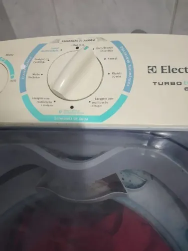 máquina de lavar Eletrolux turbo 6 kg 