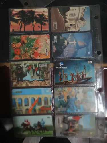 Vendo coleção de cartão telefônico