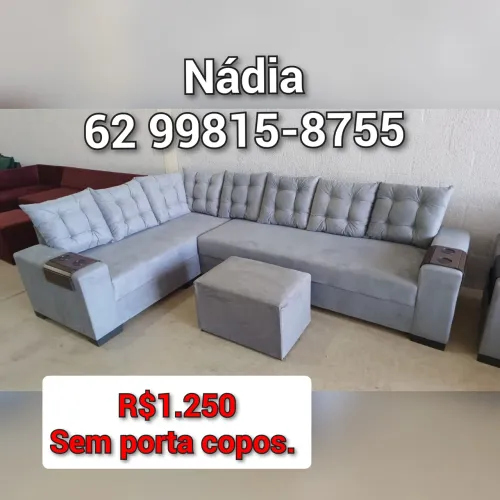 SOFÁ DE CANTO E VÁRIOS MODELOS 