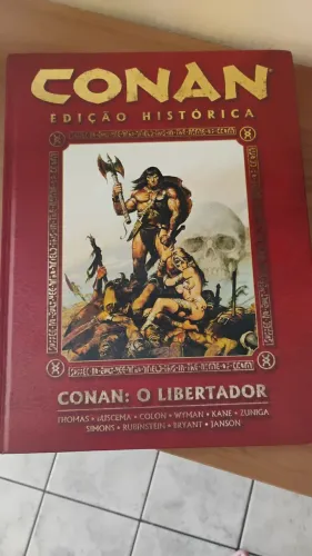 Conan Edição Hostórica - Conan o Libertador, Tamanho Gigante 32x24, 500 páginas, Capa Dura