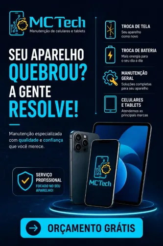 Conserto de celulares e tablets - MCTech