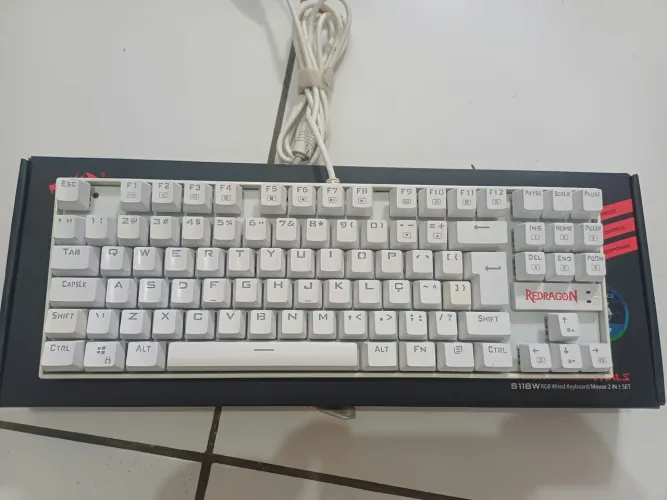 Teclado Redragon Kumara Branco