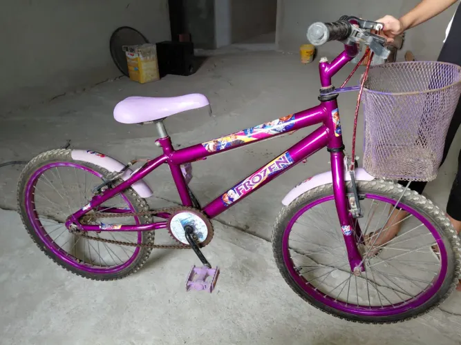 Bicicleta Infantil Frozen Aro 20