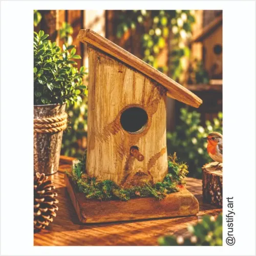 Casinha de Passarinho Artesanal em Bambu - Natureza, Charme e Exclusividade