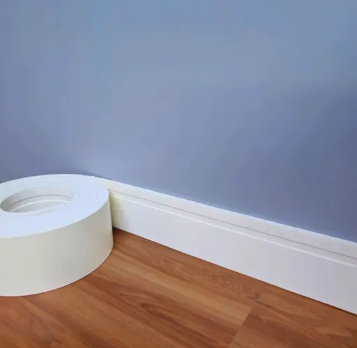 20M Rodapé Flexível 10CM EVA À Prova D'água Autocolante Moldura Parede Frisado Liso