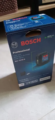 Nível a Laser de Linhas Verdes Bosch GLL 12-22 G - Novo na Caixa