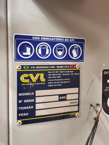 Coladeira de borda automática