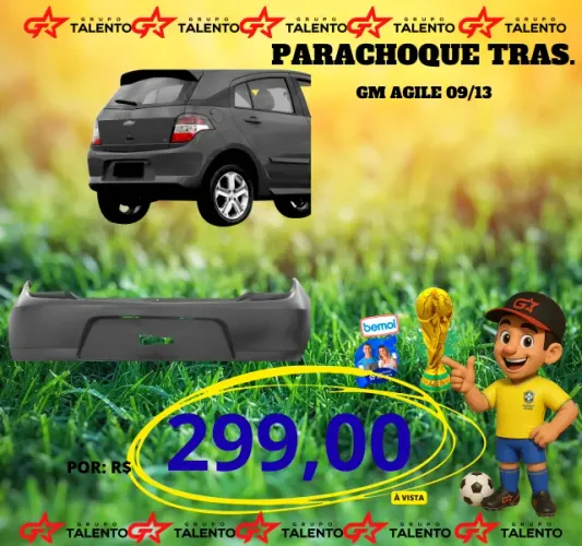 PARACHOQUE TRAS. AGILE 
