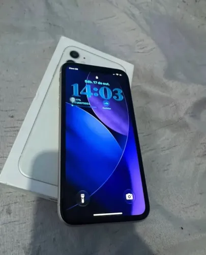 IPHONE 11 64GB BRANCO PÉROLA ÚNICA DINA COM CAIXA 