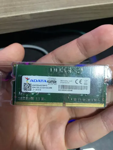 Memória RAM DDR4 4GB 3200mhz ADATA 1.2V SODIM