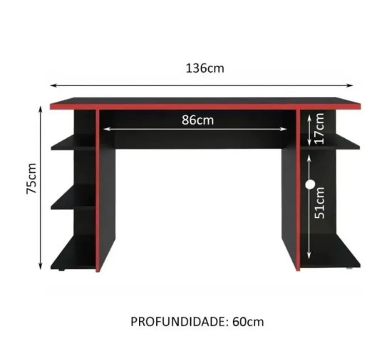 Vendo mesa gamer usada